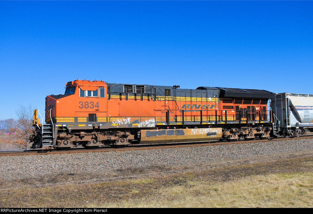 BNSF 3834 Pusher